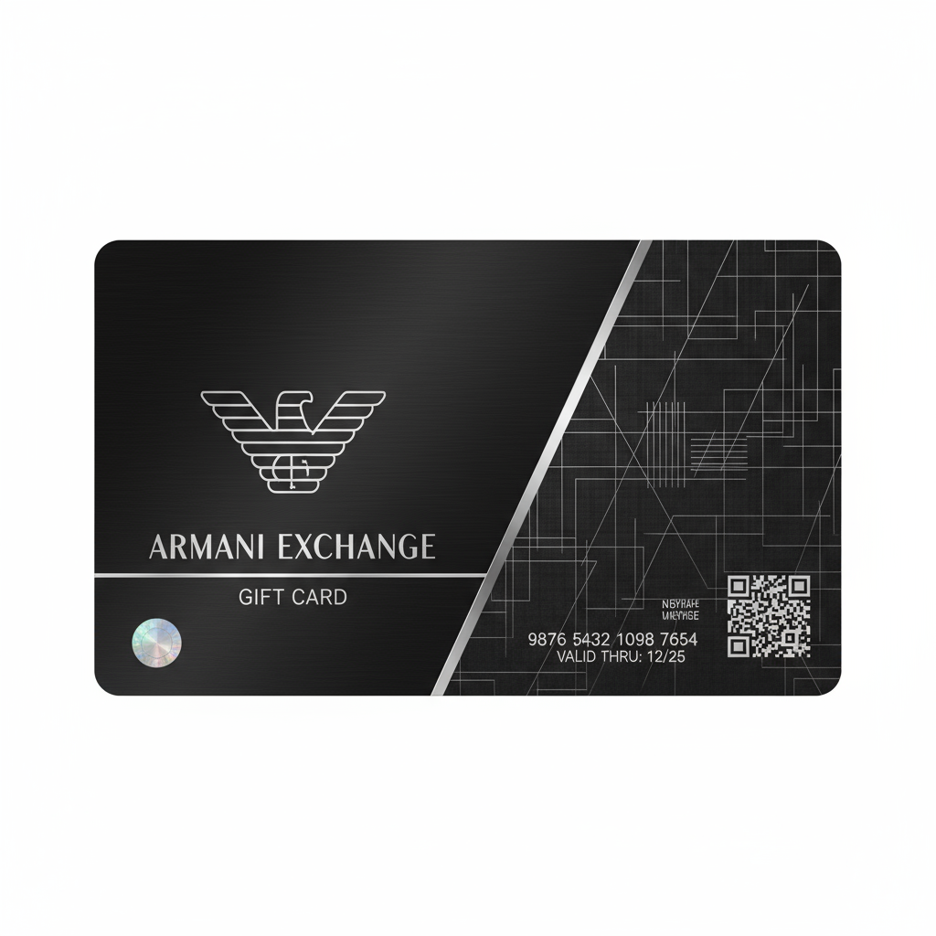 Armani Exchange Gift Card – Luxe E Gift Card for Luxury Fashion | Instant Digital Delivery