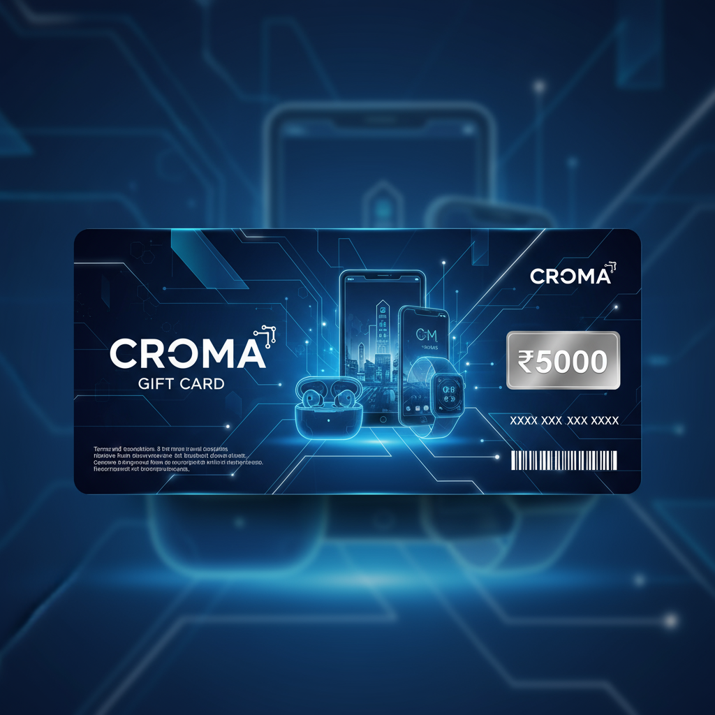 Croma E Gift Voucher - Ultimate Digital Gift Card for Electronics & Gadgets Shopping