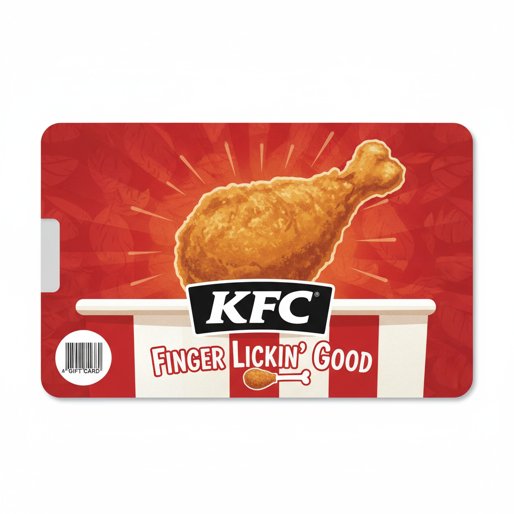 KFC E Gift Card Voucher – Instant Online Delivery | Redeem at Any KFC Outlet - KeyCrafters.in