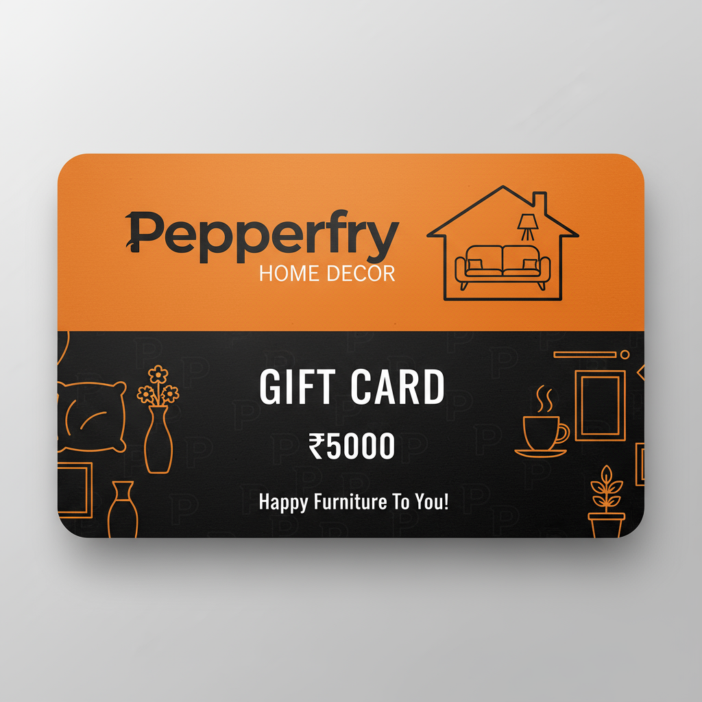 Pepperfry E Gift Card for Furniture & Home Décor | Instant Digital Delivery