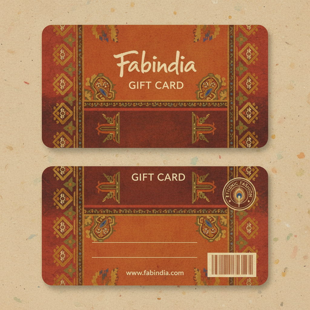 Fabindia E Gift Voucher - Digital Gift Card for Online Ethnic Fashion and Home Décor Shopping