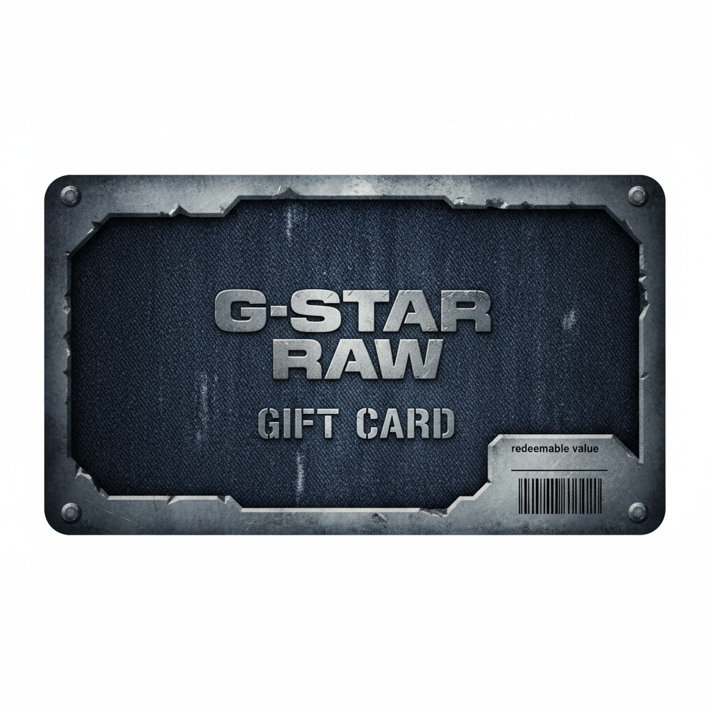 G Star Raw E Gift Card – Instant Premium Denim & Fashion Voucher for Fashion Lovers