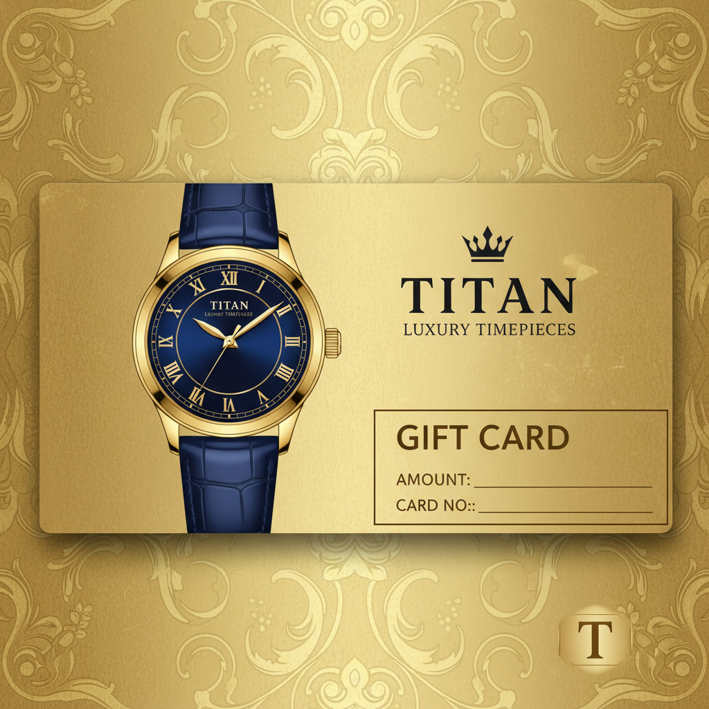 Titan E Gift Card for Premium Watches & Accessories - Instant Delivery Voucher