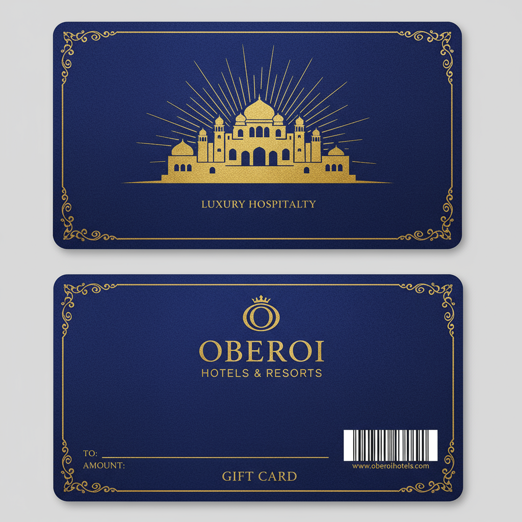 Oberoi Hotels Gift Card – Luxury Stay & Dining Voucher with Instant Digital Delivery