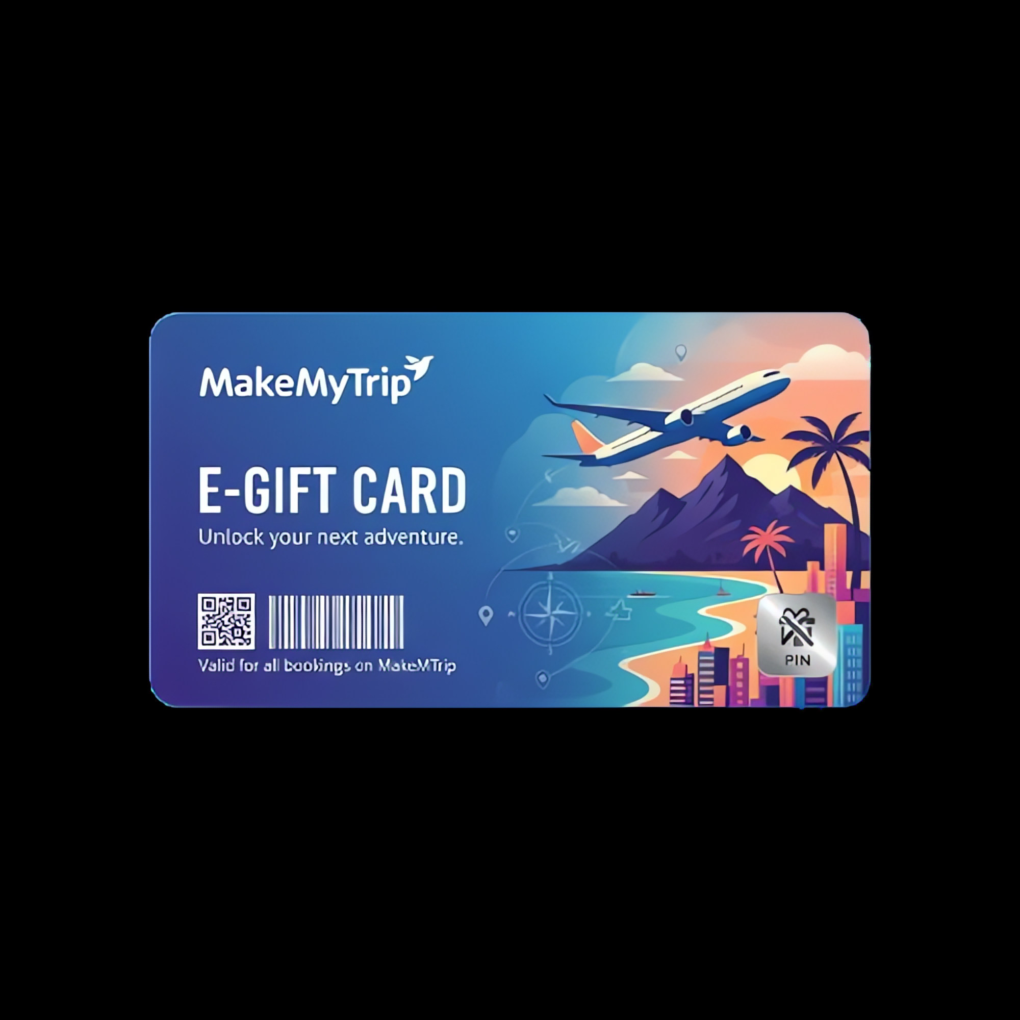 MakeMyTrip E Gift Voucher - Instant Delivery from KeyCrafters.in
